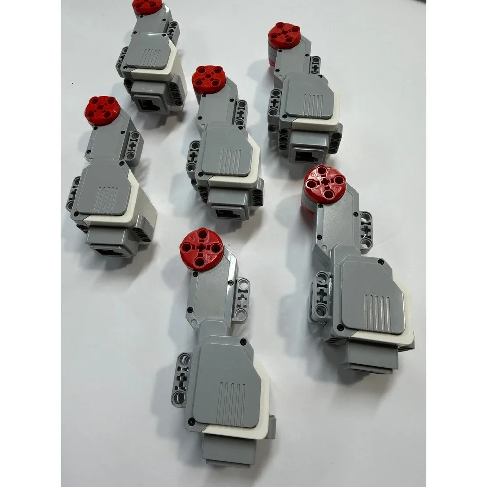 LEGO Technic Mindstorms EV3 Large Servo Motor 95643 Lot of 6 Grey Red Hub